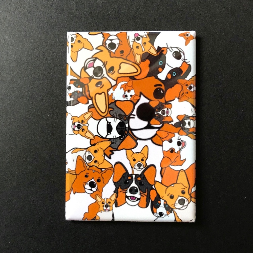 Corgi Collage Magnet Dog Gifts Kitchen Home Decor